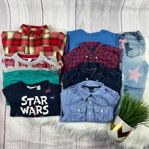 4T Boy Assorted Brand Fall Winter Clothing Bundle Long Sleeve